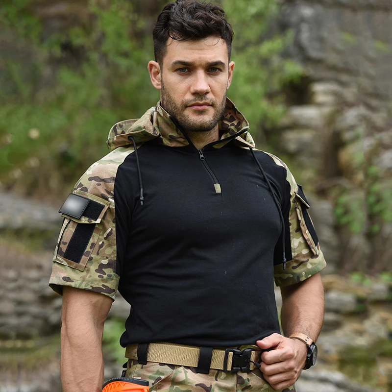 Wildman Hunting & Outdoor Robertson - Tactical T-shirt Men Short Sleeves Summer