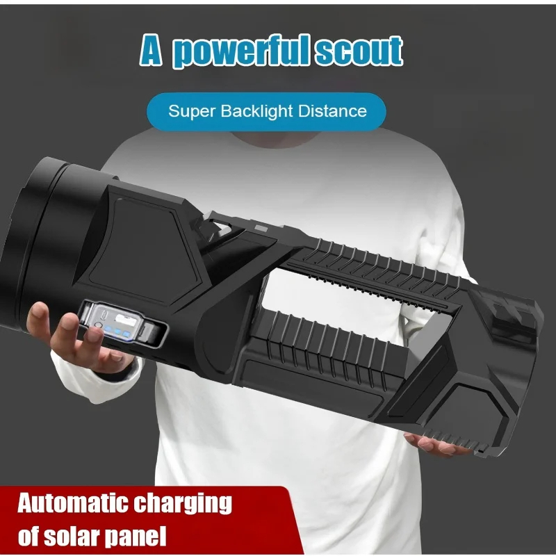 Tactical Flashlight Rechargeable - Super Bright Flashlight Led Powerful Usb