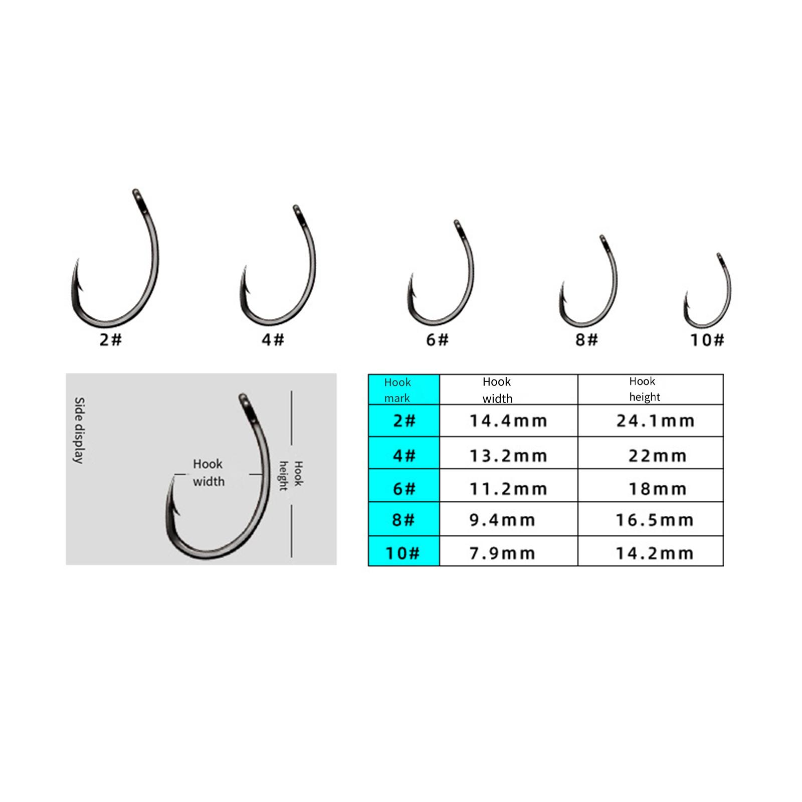 Outdoor Hunting Gear Store - 50Pcs Barb Curved Fly Fishing Hooks
