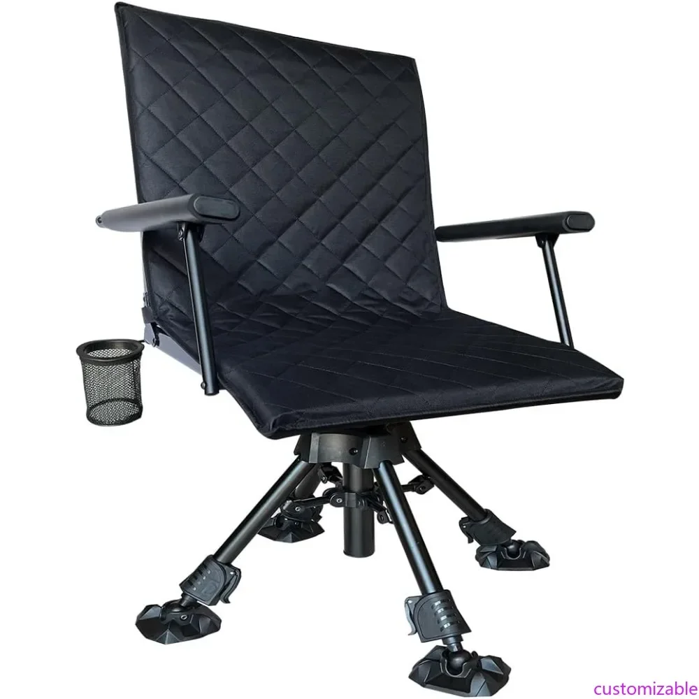 Hunting And Fishing Outdoor Chairs - Hot-sellingCustomizable Silent Swivel Stable Portable Ground
