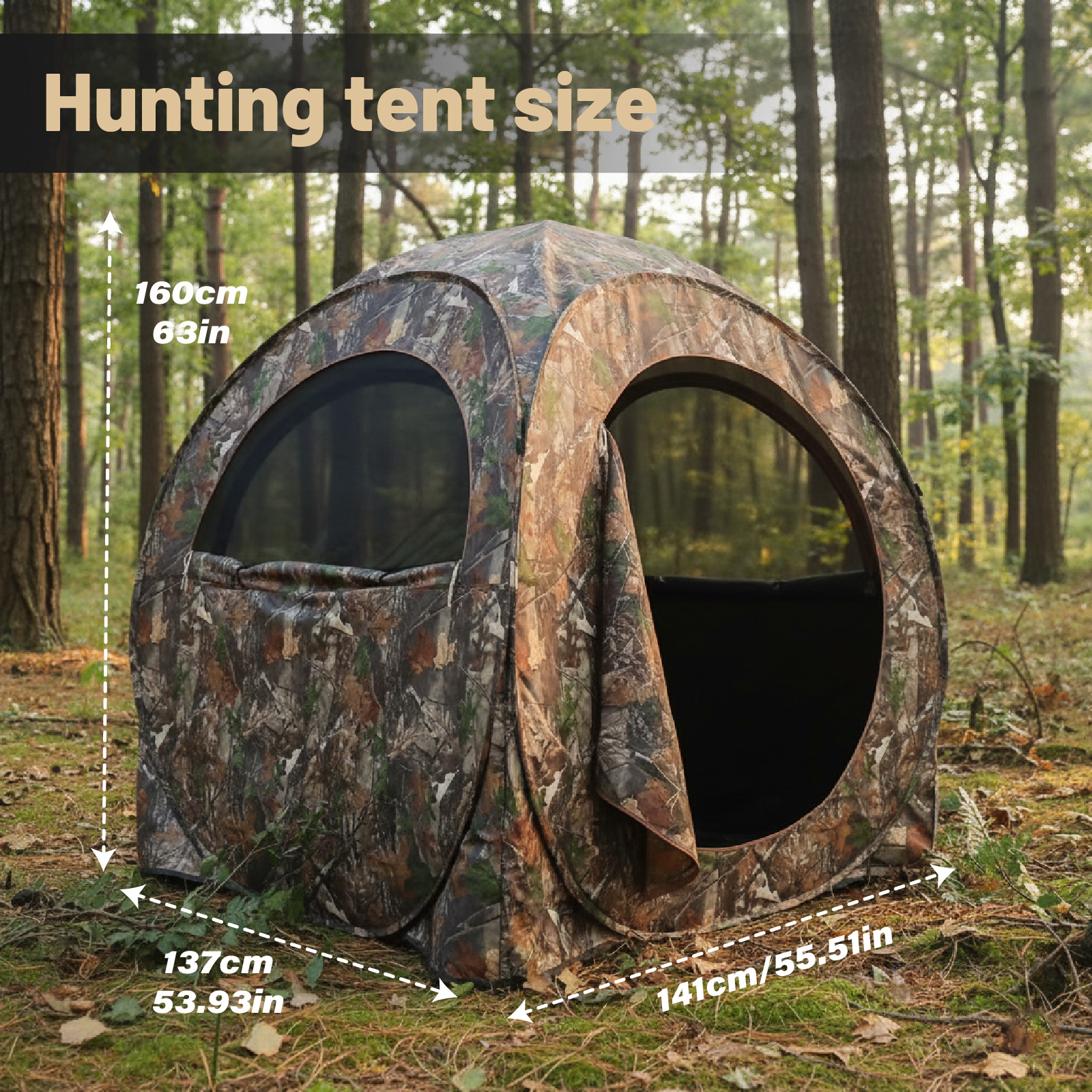 Camouflage Pop-Up Hunting Blin – Hunting & Outdoor Supplies Photos Bewertung und Preis
