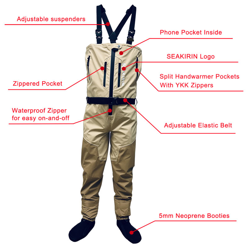 Zip-front Breathable Stout Che – Fishing Waders Breathable Bewertung und Preis