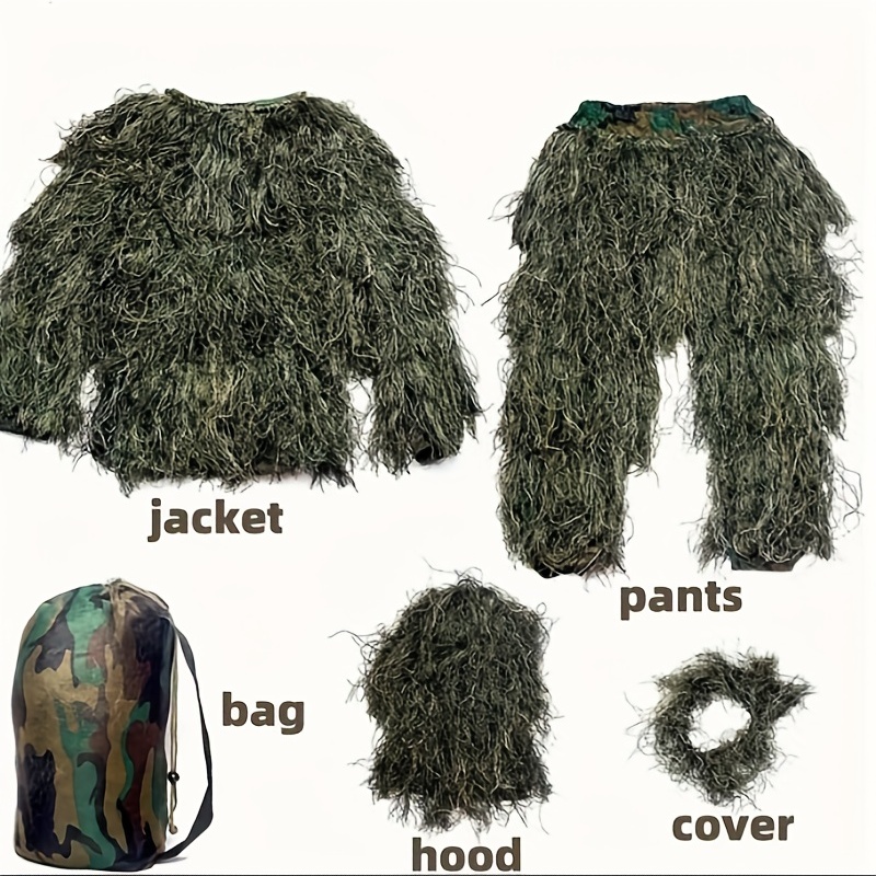 5-in-1 Camouflage Ghillie Suit – Hunting Outdoor Watch Bewertung und Preis