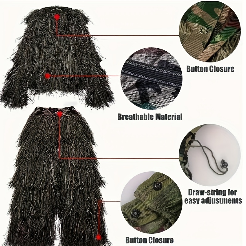 5-in-1 Camouflage Ghillie Suit – Hunting Outdoor Watch Bewertung und Preis