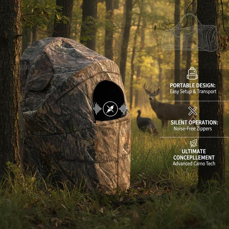 Hunting Blind 1 Person For Dee – Hunting & Outdoor Supplies Photos Bewertung und Preis