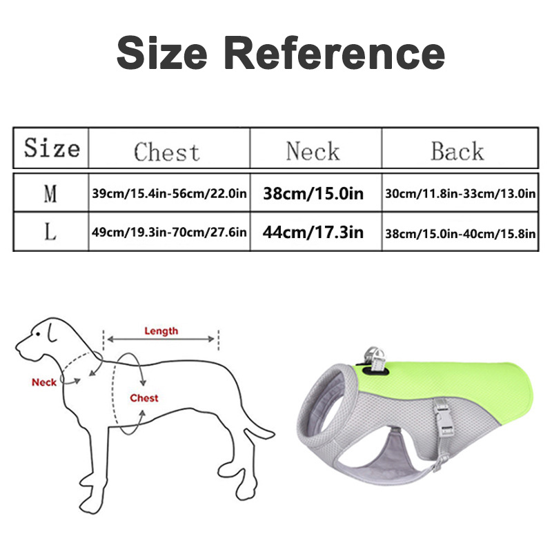 medium-sized dog Cooling Vest  – Hunting Dog Outdoor Bewertung und Preis