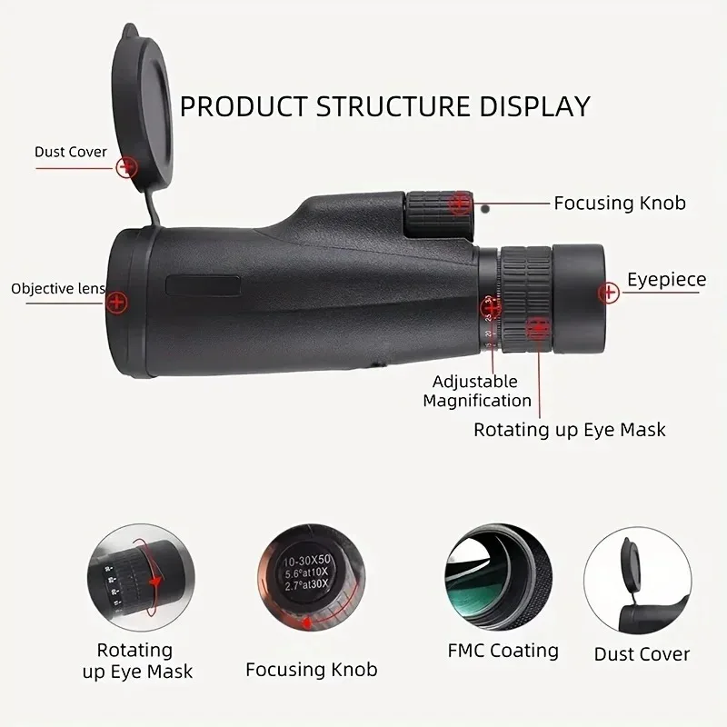 High Power 30x52 Monocular Ste – Hunting Outdoor Watch Bewertung und Preis