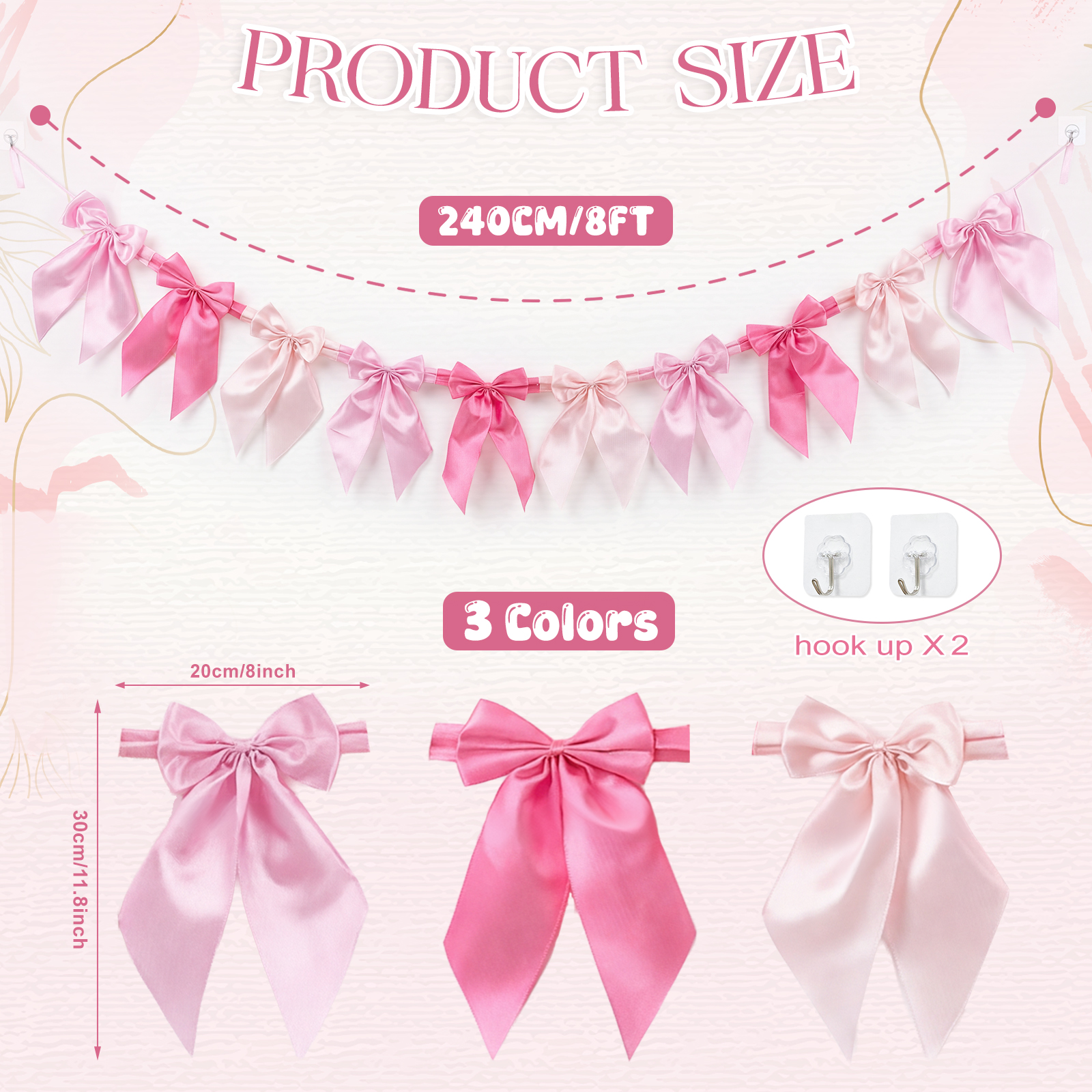 8FT 1 String of 10 Pcs Pink Bo – Bow Stringer Tool Bewertung und Preis