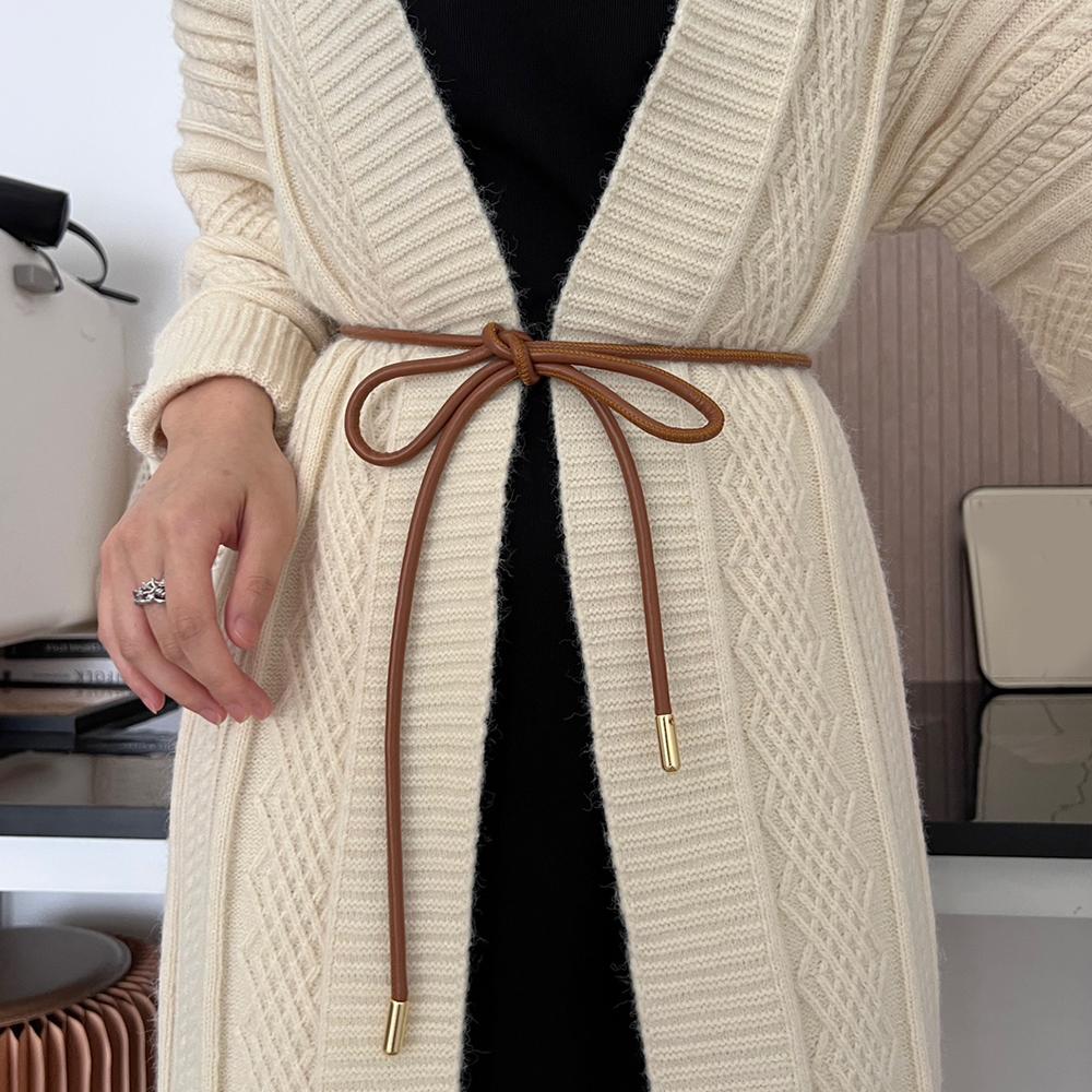 New Round Leather Thin Belt Wo – Bow Stringer Tool Bewertung und Preis