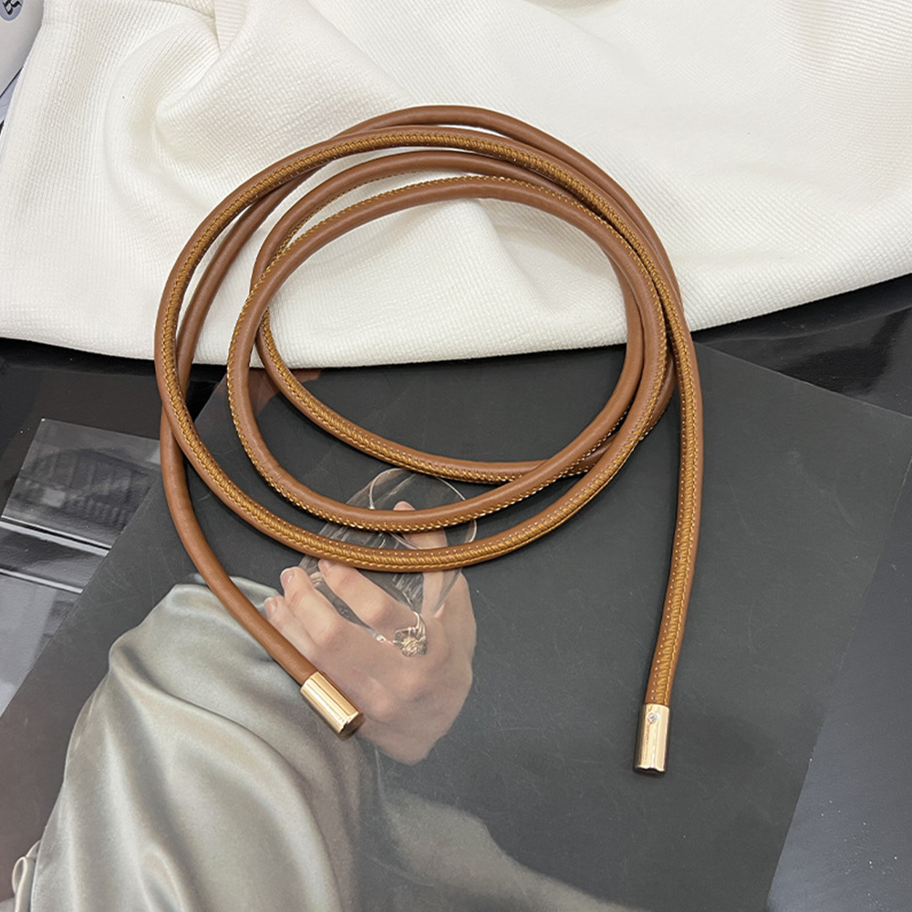 New Round Leather Thin Belt Wo – Bow Stringer Tool Bewertung und Preis
