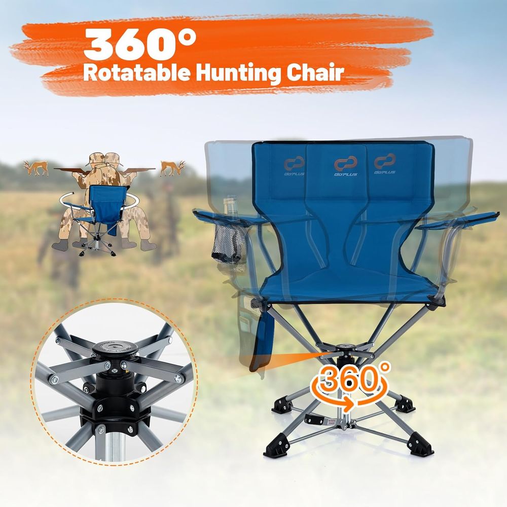 360 Degree Swivel Folding Hunt – Hunting And Fishing Outdoor Chairs Bewertung und Preis