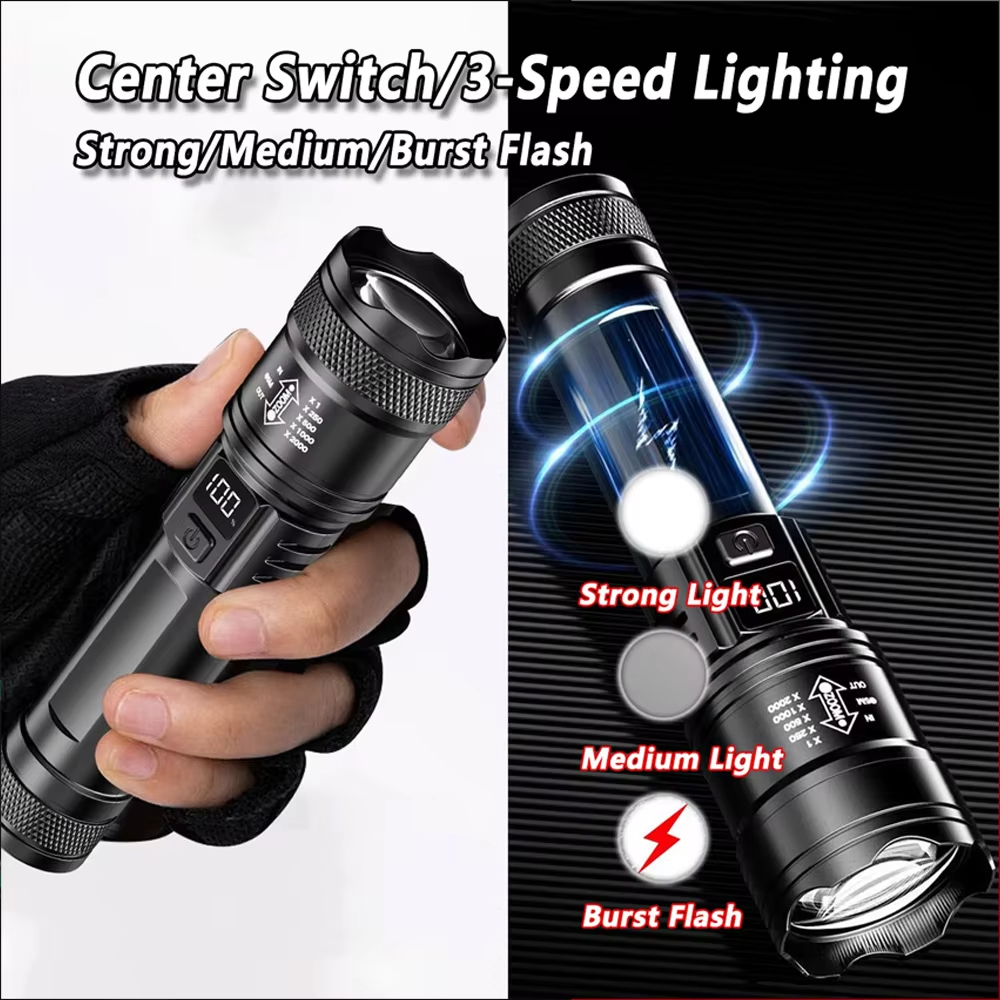 100000LM Ultra-bright Flashlig – Tactical Flashlight Rechargeable Bewertung und Preis
