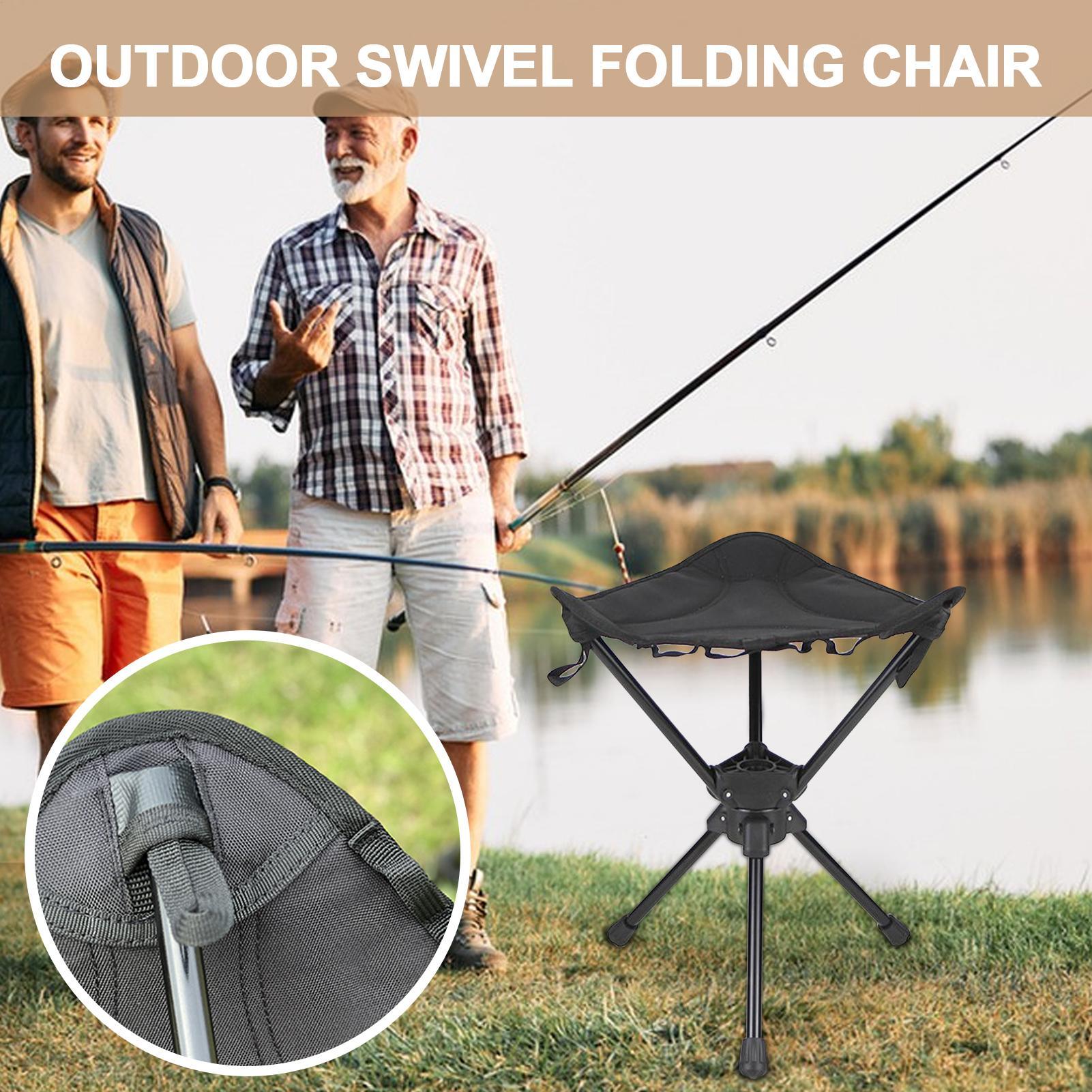 Portable Folding Swivel Campin – Hunting And Fishing Outdoor Chairs Bewertung und Preis