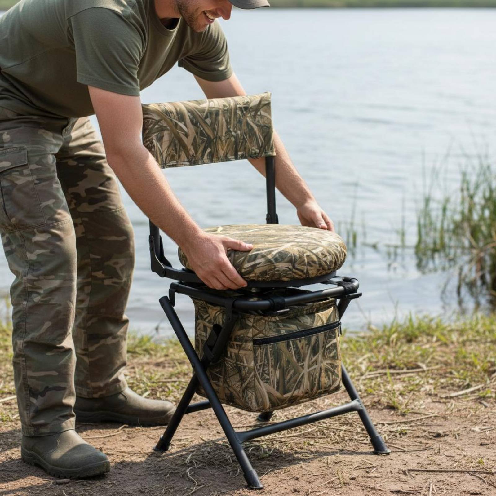 Fishing Chair Foldable Folding – Hunting And Fishing Outdoor Chairs Bewertung und Preis