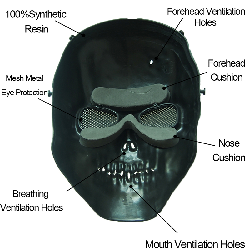 Airsoft Mask Camouflage Cospla – Outdoor Hunting Movies Bewertung und Preis
