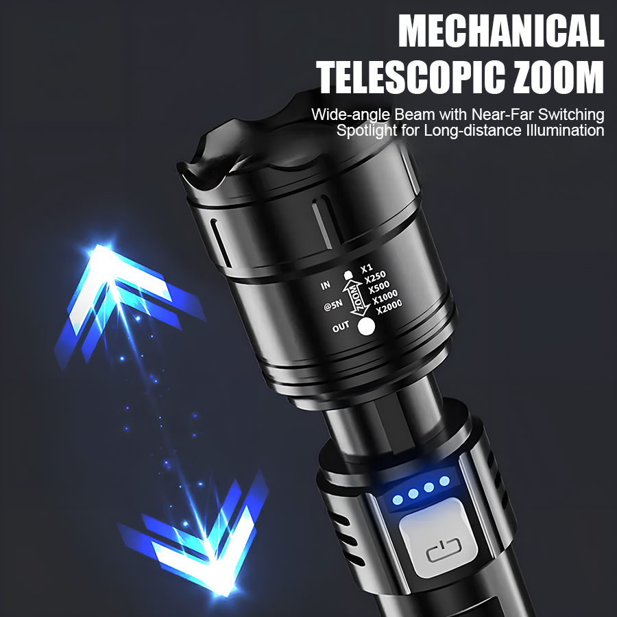 High Power P50 LED Flashlight  – Tactical Flashlight Rechargeable Bewertung und Preis