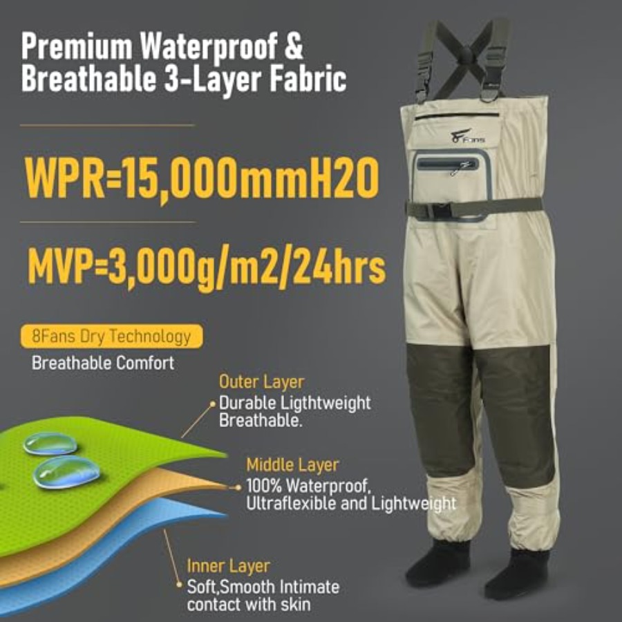 Fishing Chest Waders for Men a – Fishing Waders Breathable Bewertung und Preis