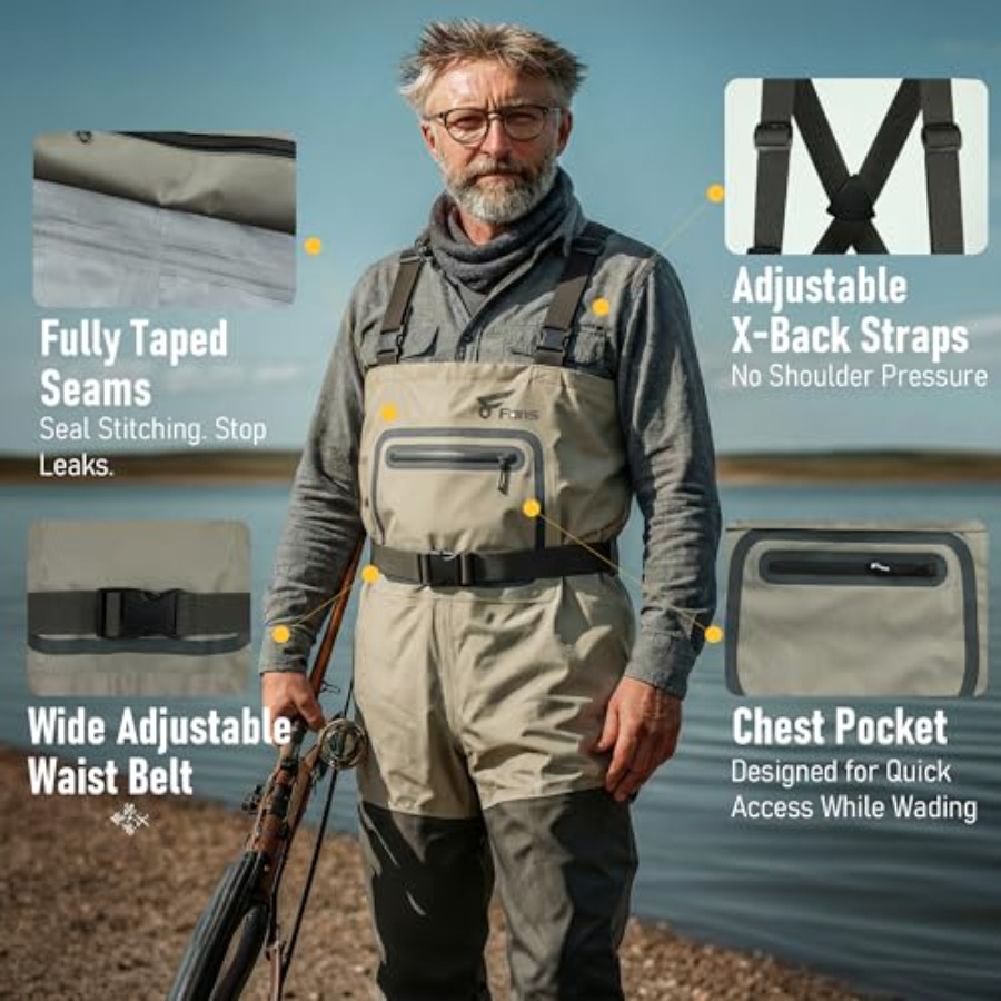 Fishing Chest Waders for Men a – Fishing Waders Breathable Bewertung und Preis