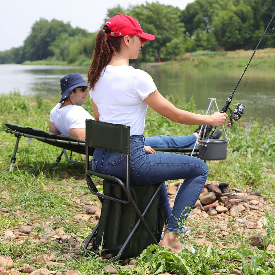 Backpack Cooler Chair Fishing  – Hunting And Fishing Outdoor Chairs Bewertung und Preis