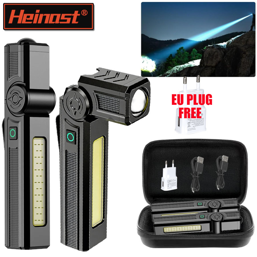 Portable COB + High-Power LED  – Tactical Flashlight Rechargeable Bewertung und Preis