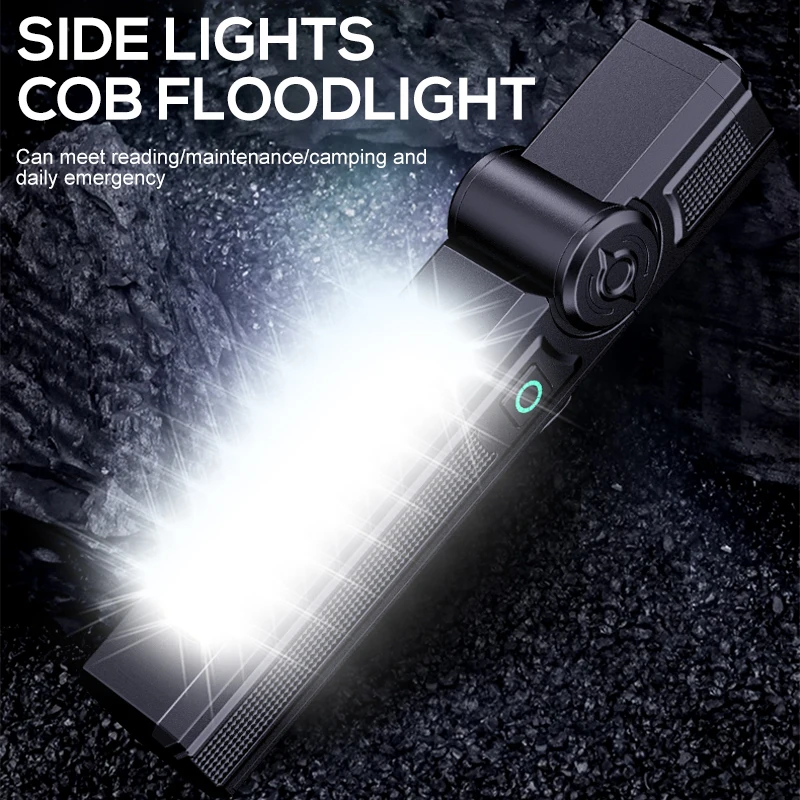 Portable COB + High-Power LED  – Tactical Flashlight Rechargeable Bewertung und Preis