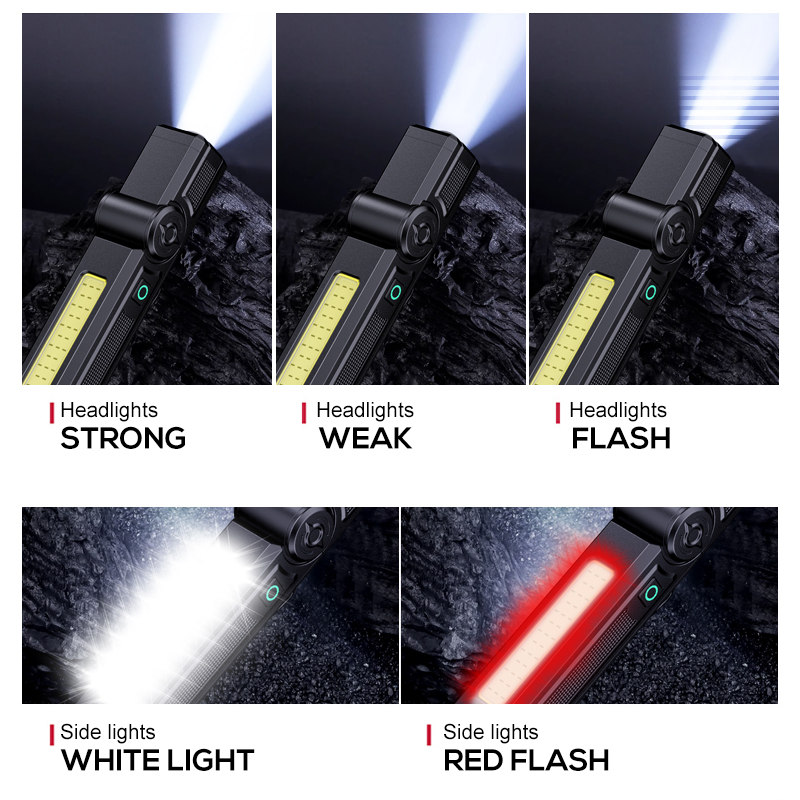 Portable COB + High-Power LED  – Tactical Flashlight Rechargeable Bewertung und Preis