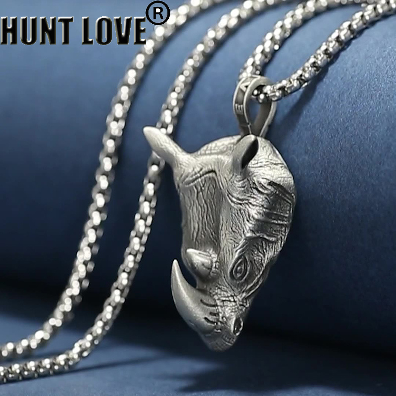 1Pcs Pure Tin Rhino Head Penda – Wildman Hunting & Outdoor Robertson Bewertung und Preis