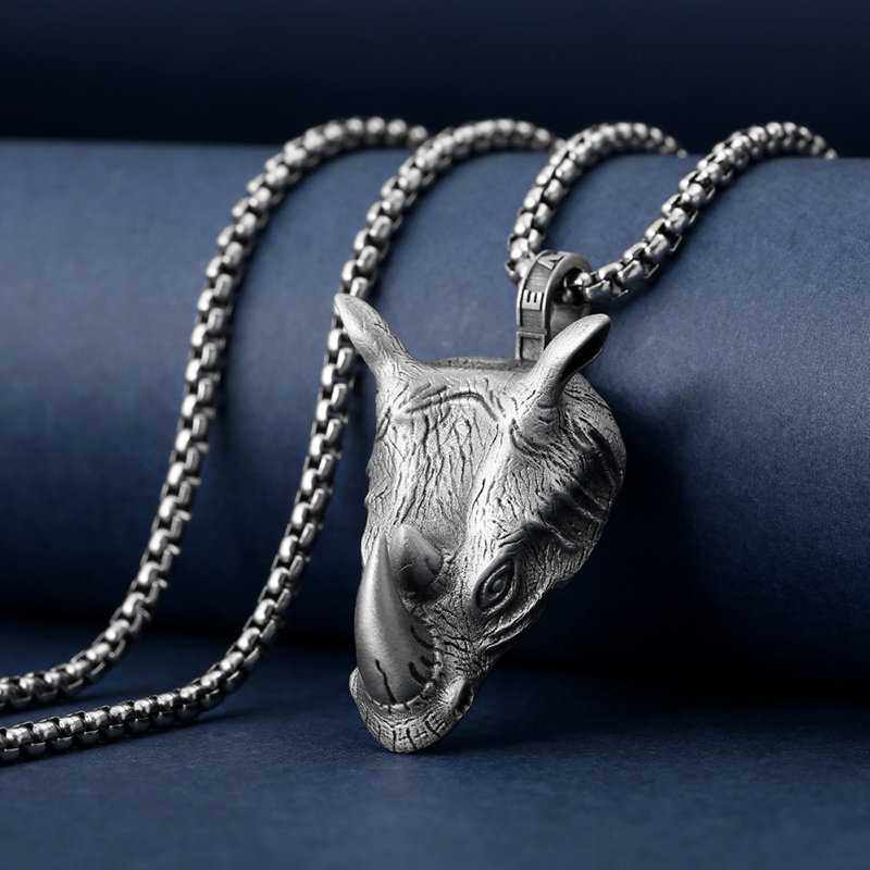 1Pcs Pure Tin Rhino Head Penda – Wildman Hunting & Outdoor Robertson Bewertung und Preis