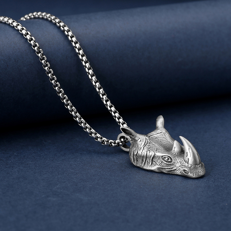 1Pcs Pure Tin Rhino Head Penda – Wildman Hunting & Outdoor Robertson Bewertung und Preis
