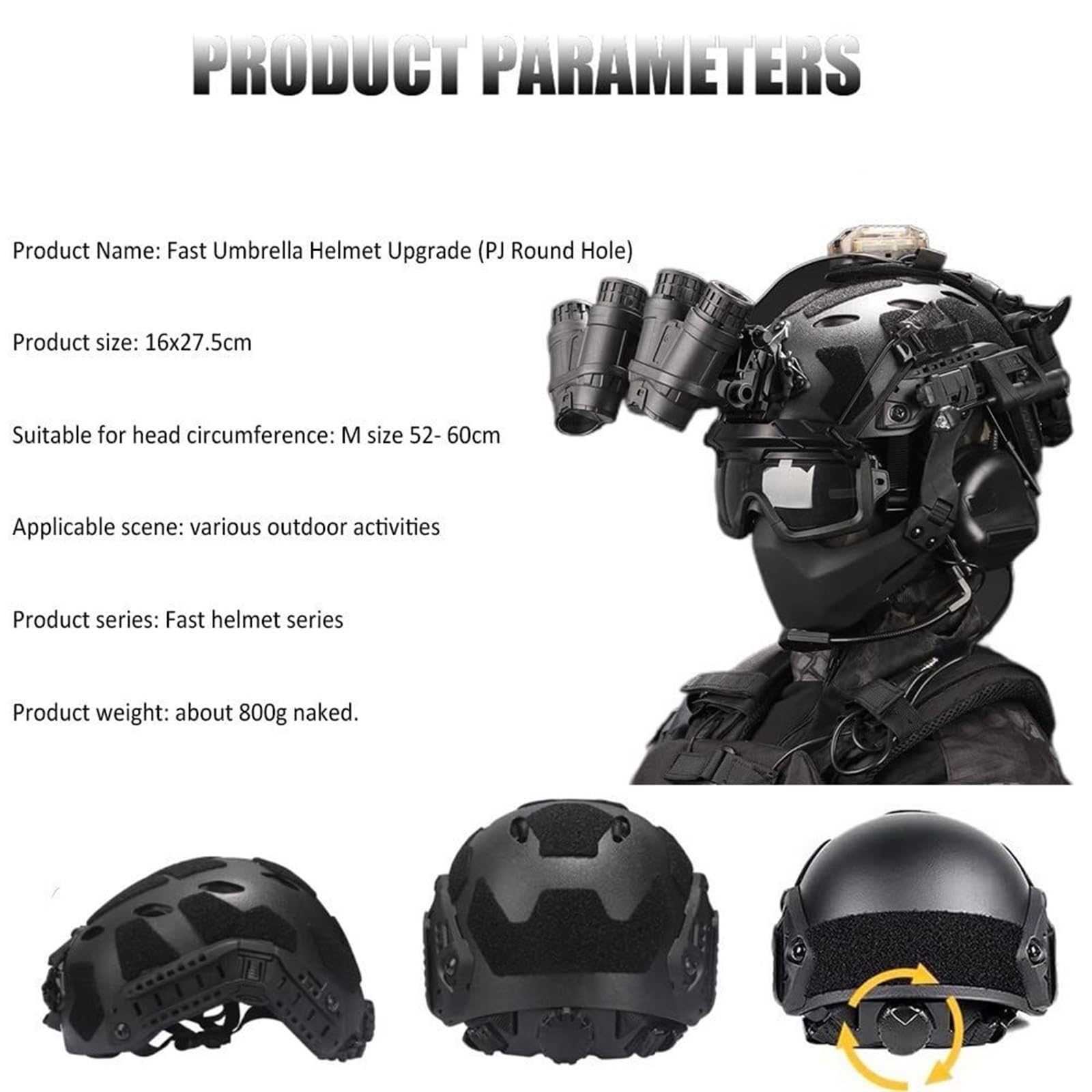 Airsoft Helmet Set with Noise  – Outdoor Hunting Movies Bewertung und Preis