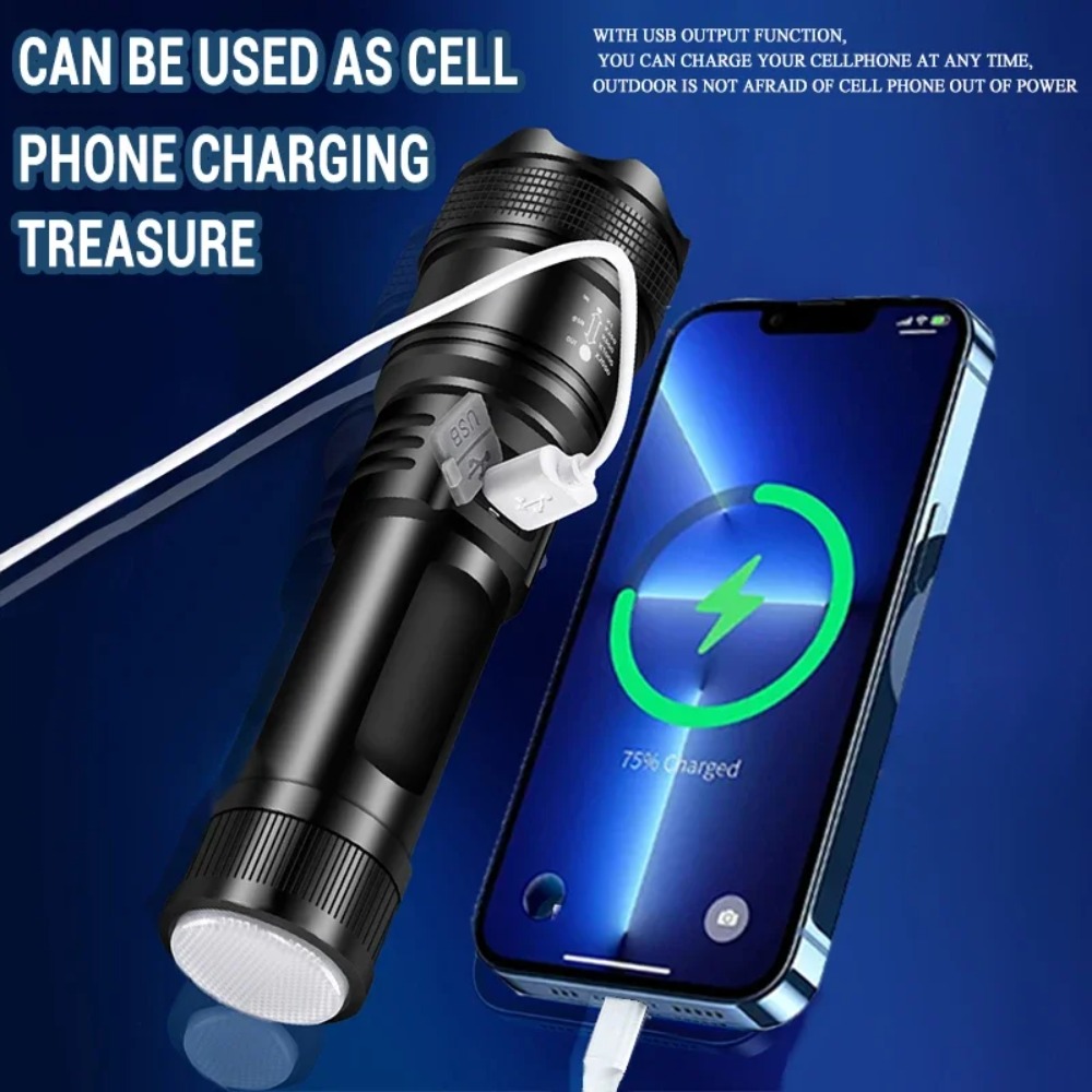 Powerful LED Flashlight USB Re – Tactical Flashlight Rechargeable Bewertung und Preis