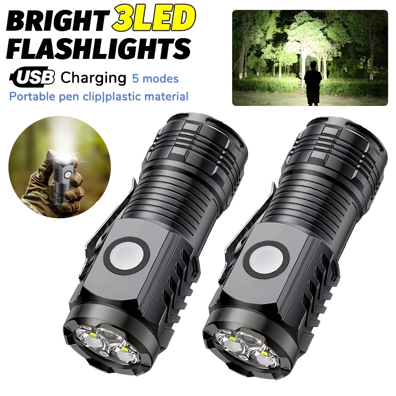 Portable Mini LED Handheld Fla – Tactical Flashlight Rechargeable Bewertung und Preis