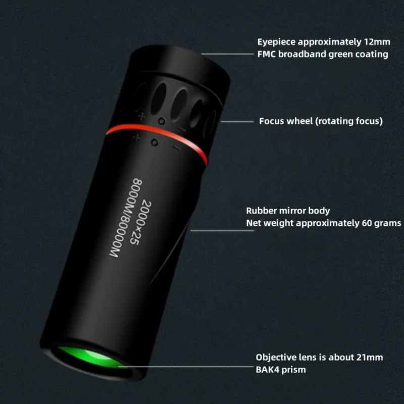 HD 2000x25 Monocular Telescope – Hunting Outdoor Watch Bewertung und Preis
