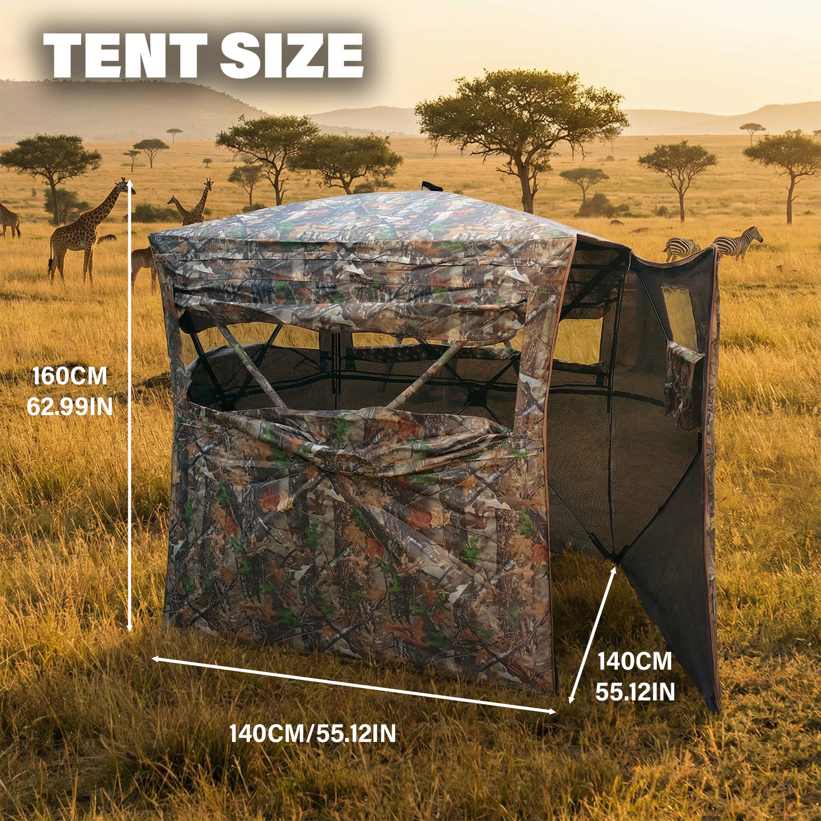Camouflage Pop-Up Hunting Blin – Hunting & Outdoor Supplies Photos Bewertung und Preis