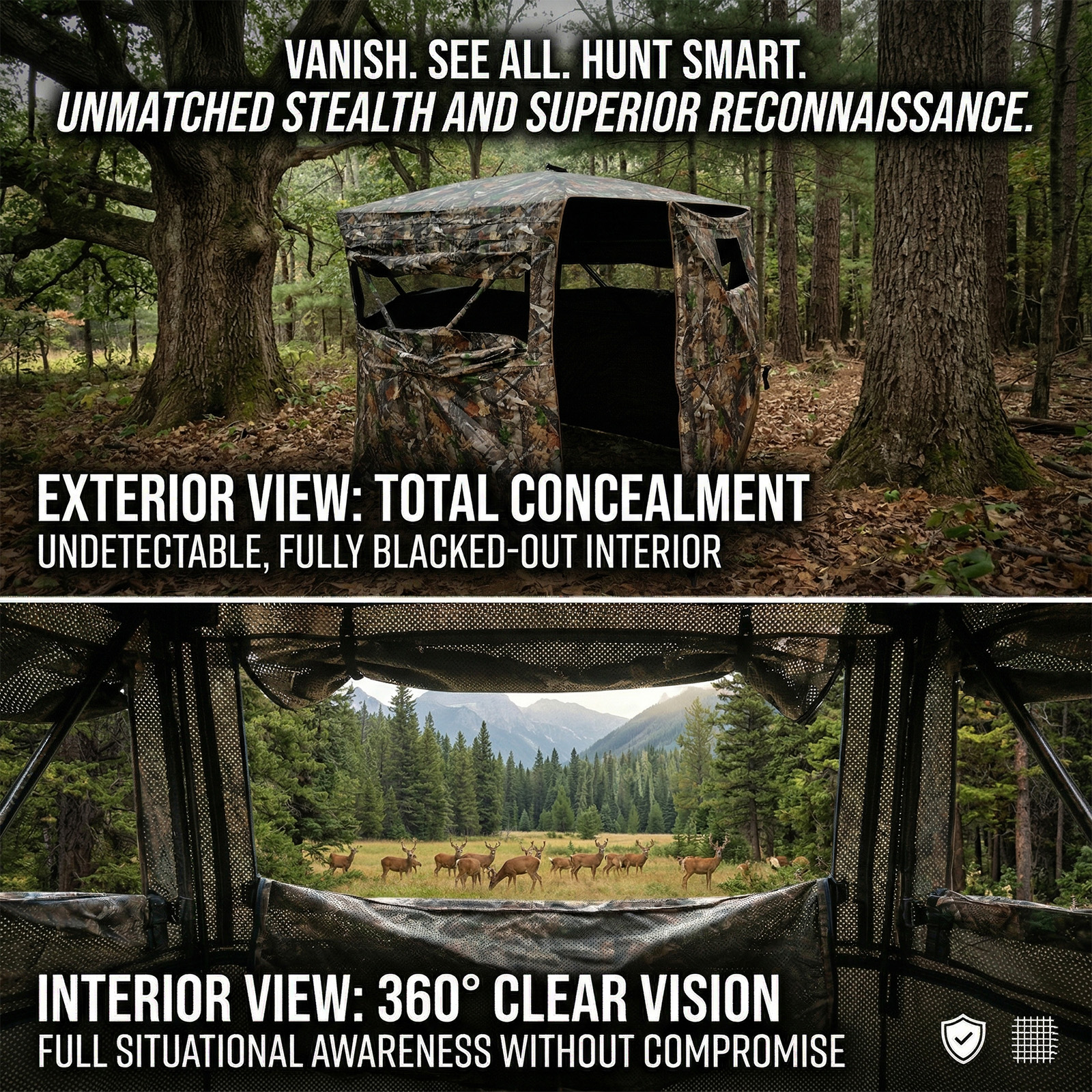 Camouflage Pop-Up Hunting Blin – Hunting & Outdoor Supplies Photos Bewertung und Preis