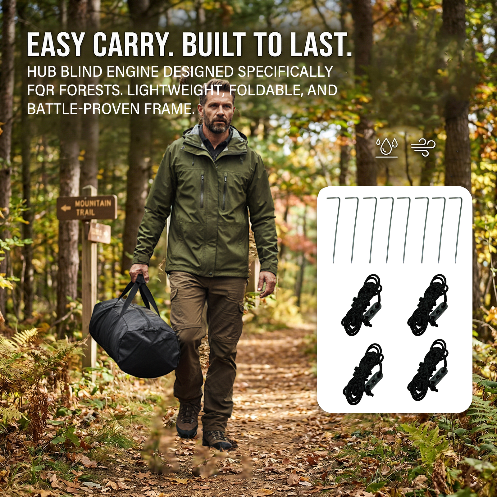 Camouflage Pop-Up Hunting Blin – Hunting & Outdoor Supplies Photos Bewertung und Preis