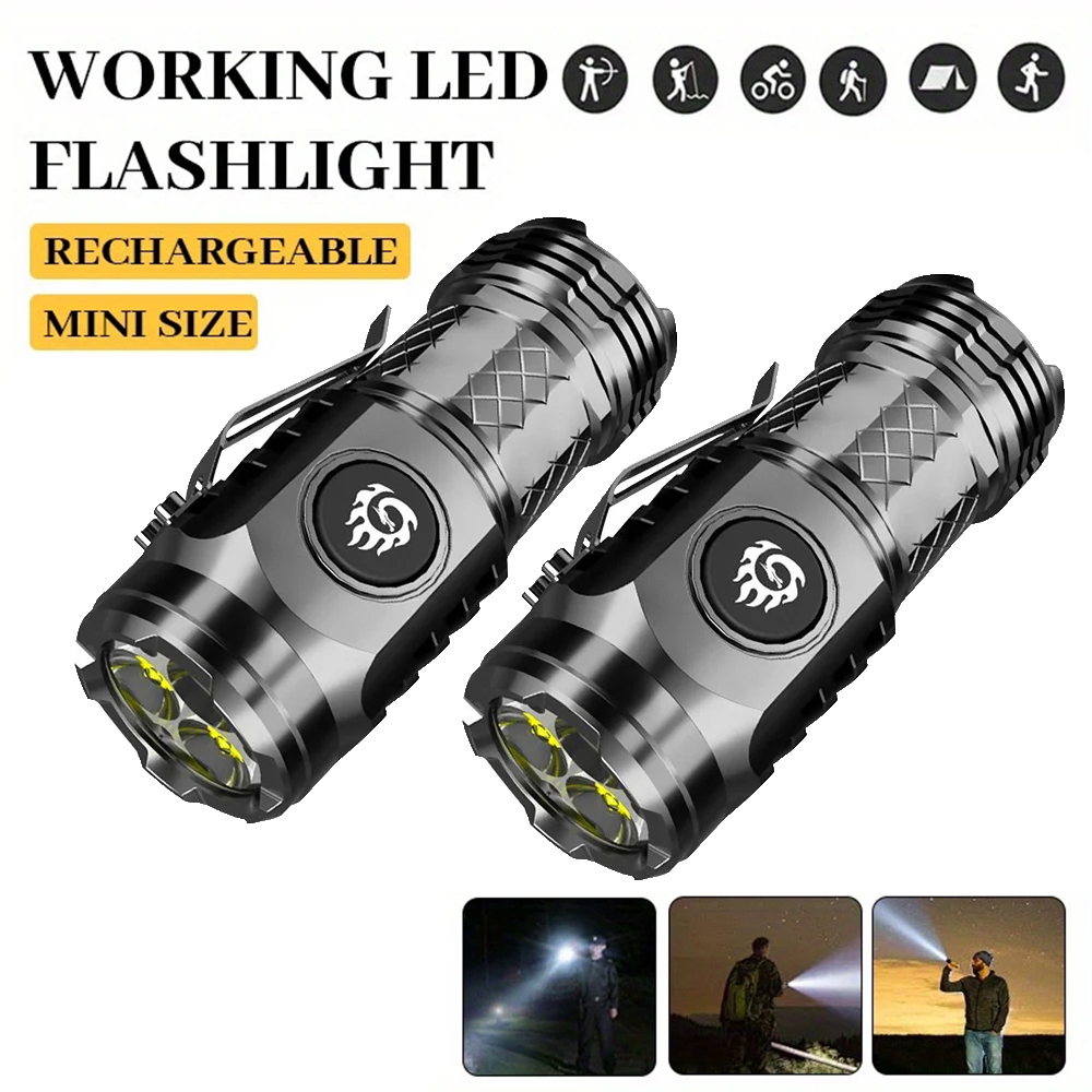 High Strong Power LED Flashlig – Tactical Flashlight Rechargeable Bewertung und Preis