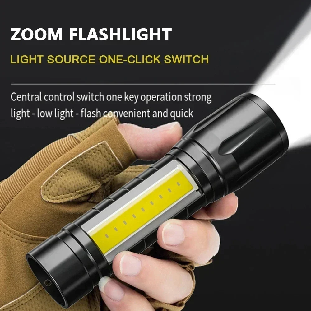 Portable COB+LED Camping Light – Tactical Flashlight Rechargeable Bewertung und Preis