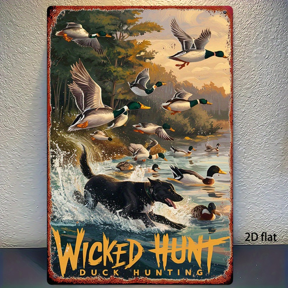 2D Flat Vintage Hunting Duck M – Wildman Hunting & Outdoor Robertson Bewertung und Preis