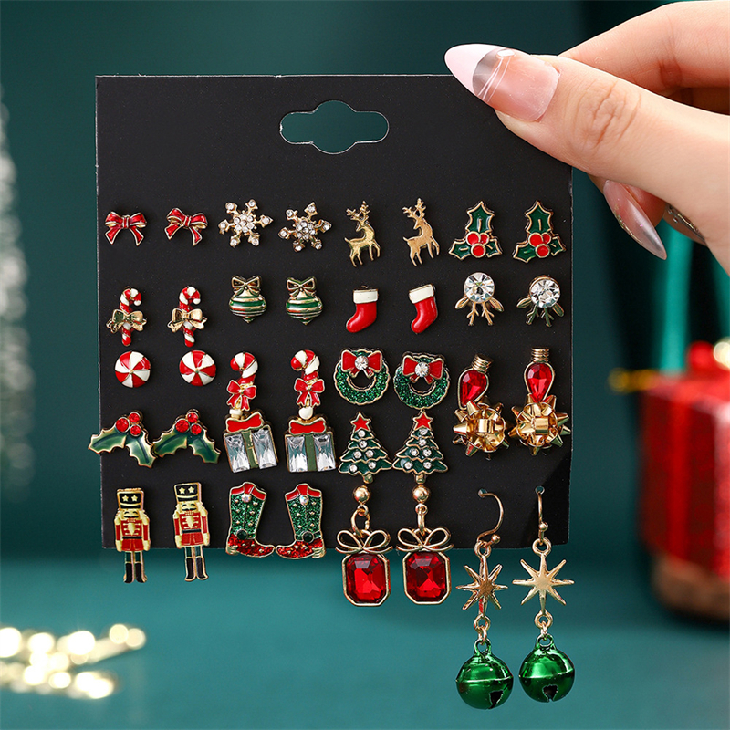 Christmas MIxed Earring Set Fo – Elk Bugle Call Bewertung und Preis