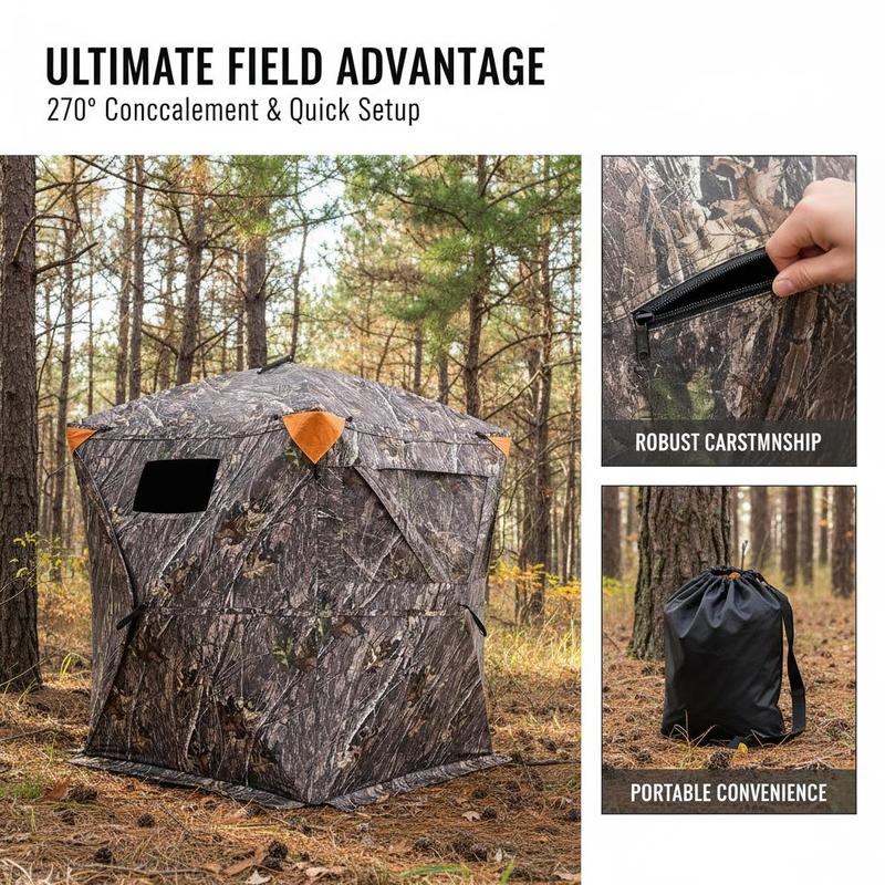 Ground Hunting Tent 60x60x66 I – Hunting & Outdoor Supplies Photos Bewertung und Preis