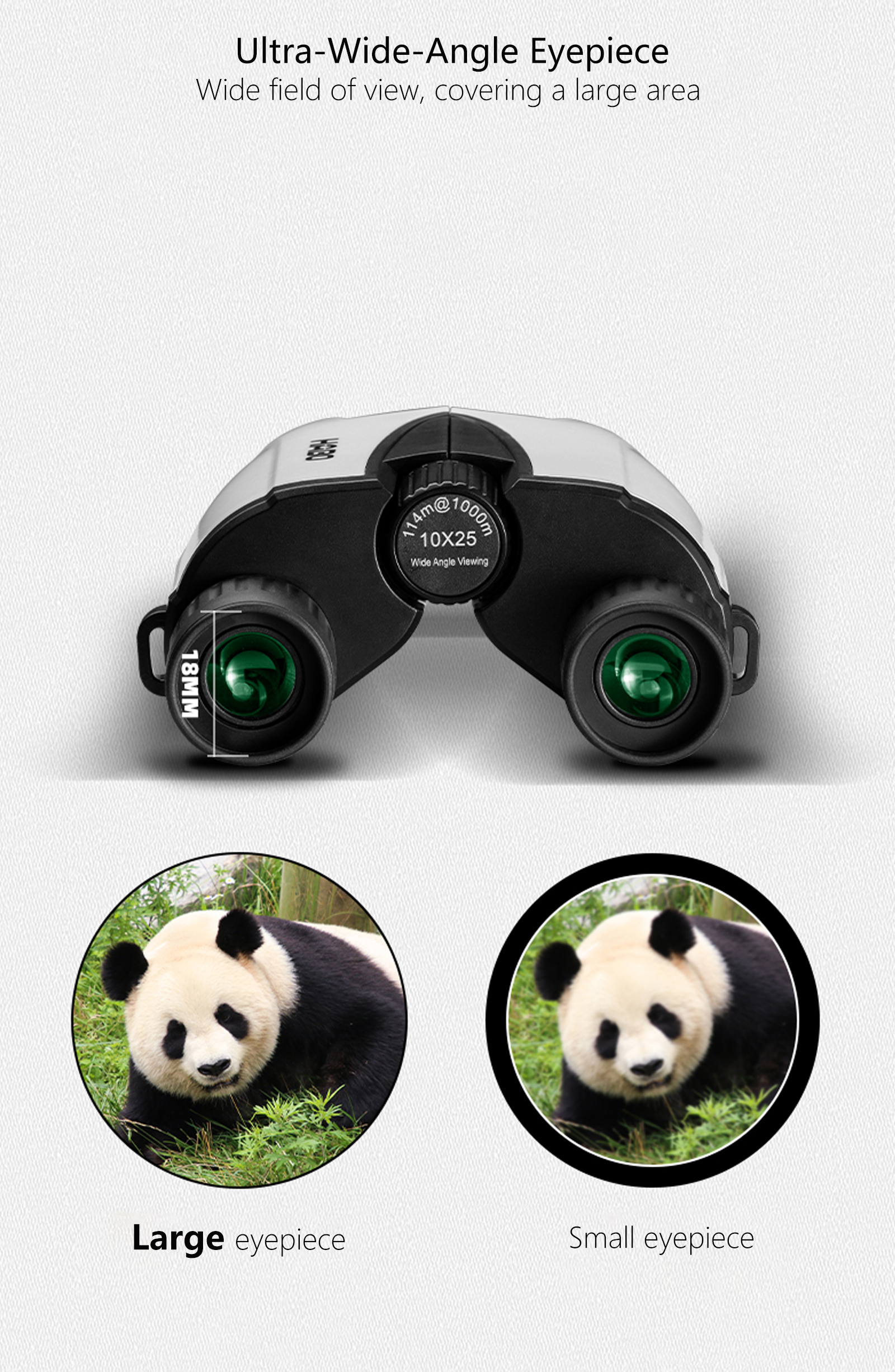 10x25 Portable Binoculars For  – Hunting Outdoor Watch Bewertung und Preis