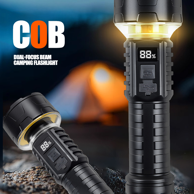 1/2PCS/A Set High Strong Power – Tactical Flashlight Rechargeable Bewertung und Preis