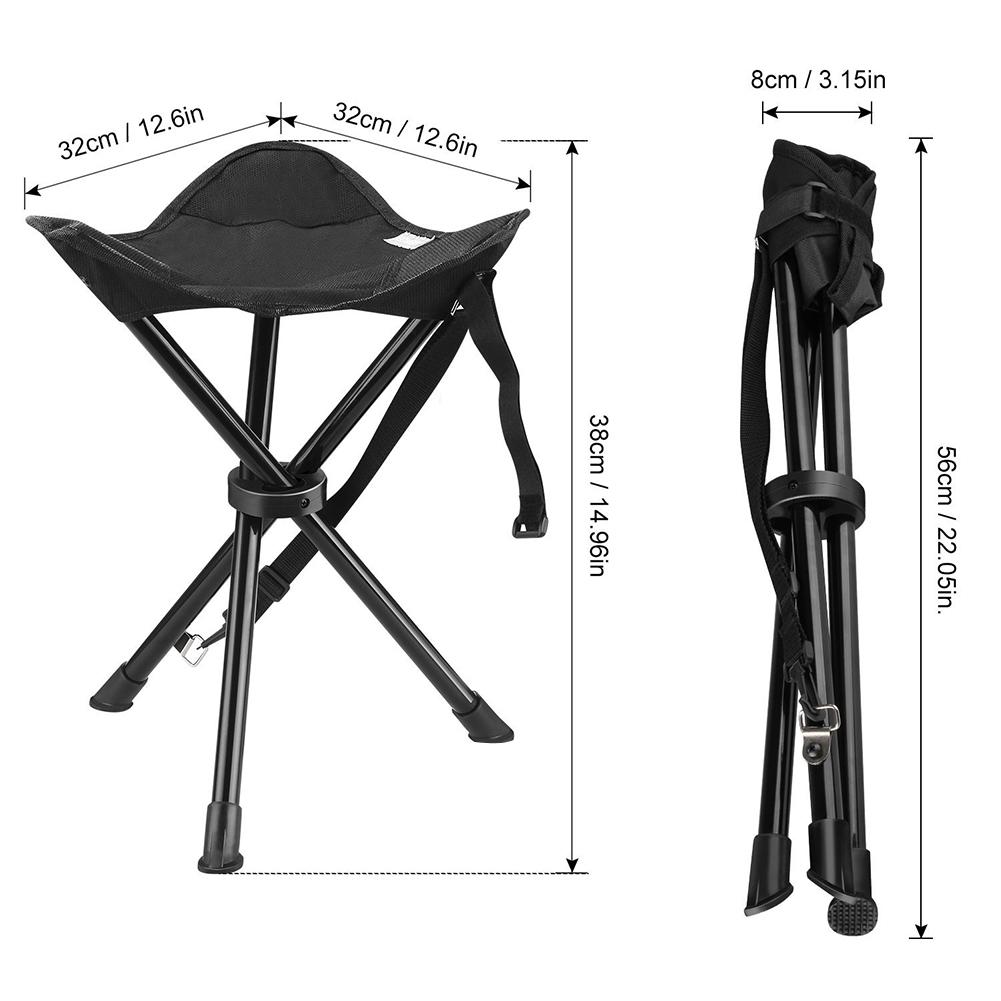 Portable Tripod Stool Folding  – Hunting And Fishing Outdoor Chairs Bewertung und Preis