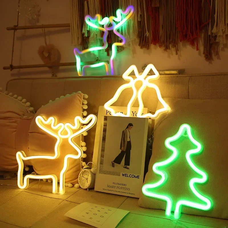 LED Christmas Socks Neon Sign  – Elk Bugle Call Bewertung und Preis