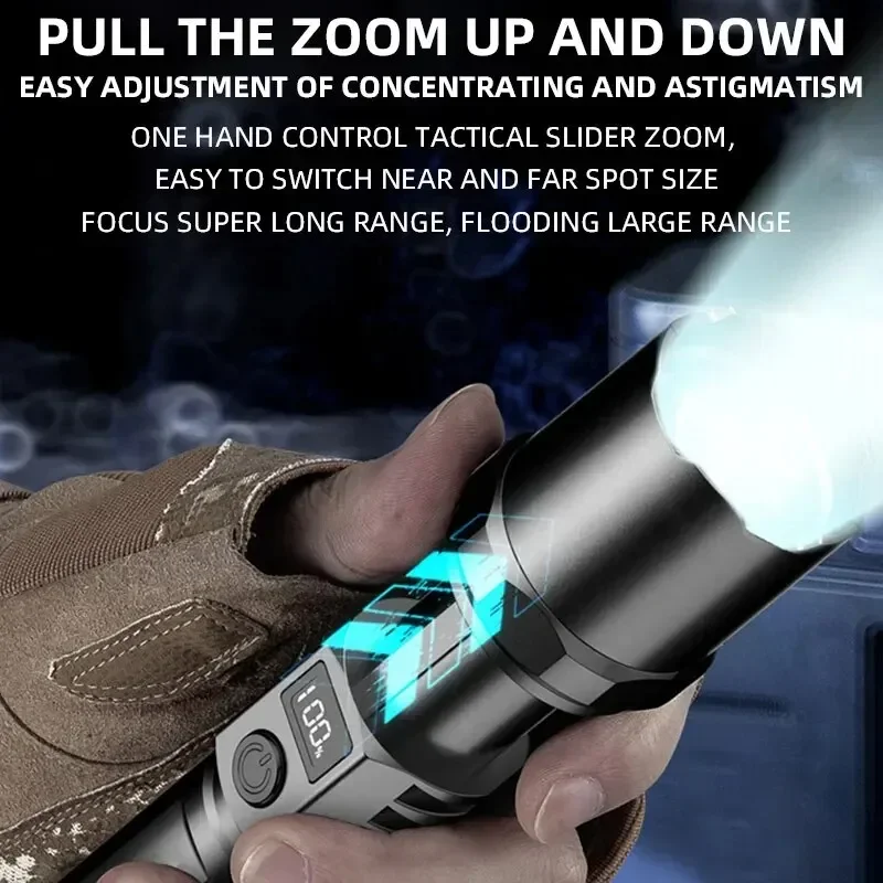 High Power XHP100 Led Flashlig – Tactical Flashlight Rechargeable Bewertung und Preis
