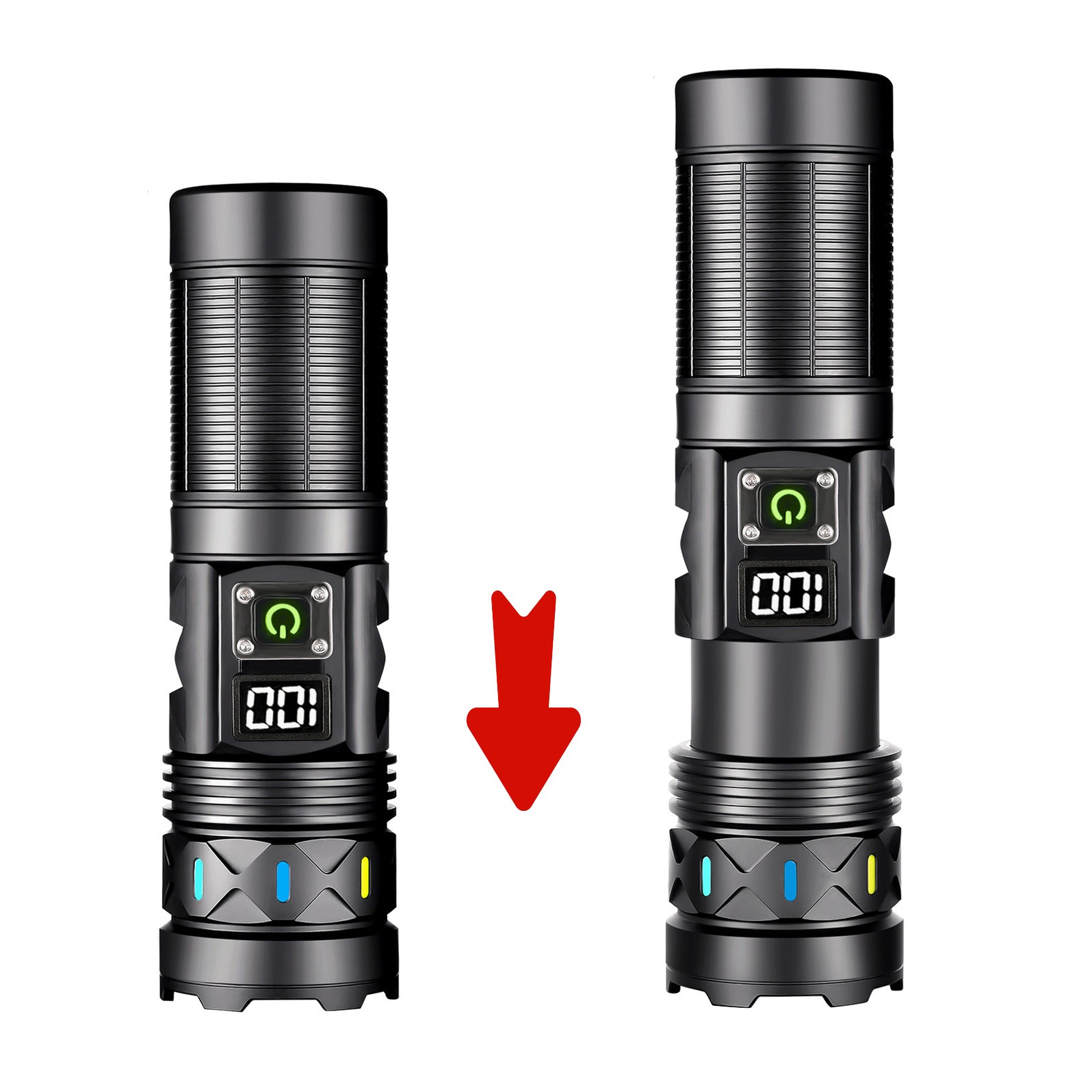 High Power LED Flashlight Tele – Tactical Flashlight Rechargeable Bewertung und Preis