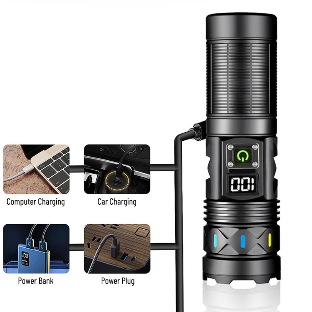 High Power LED Flashlight Tele – Tactical Flashlight Rechargeable Bewertung und Preis
