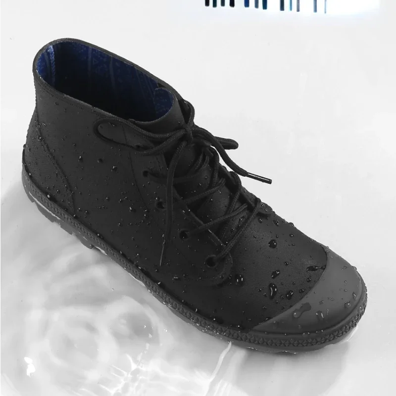 Winter Men Rain Boots Lace-up  – Fishing Waders Breathable Bewertung und Preis