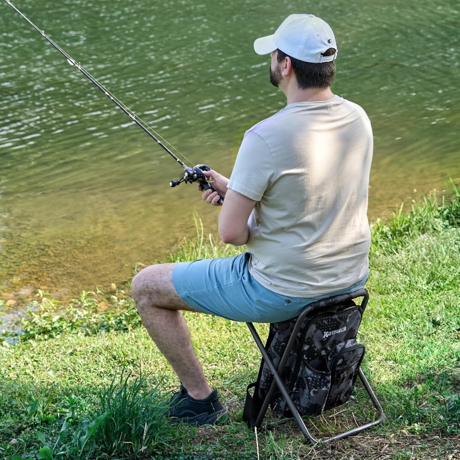 Portable Fishing Chair with Ad – Hunting And Fishing Outdoor Chairs Bewertung und Preis
